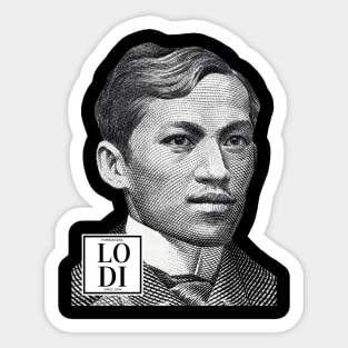 Jose Rizal, Pambansang Lodi/Idol of the Philippines ver 3.0 T-Shirt Sticker